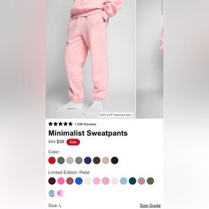Comfrt Minimalist Sweatpants Size L